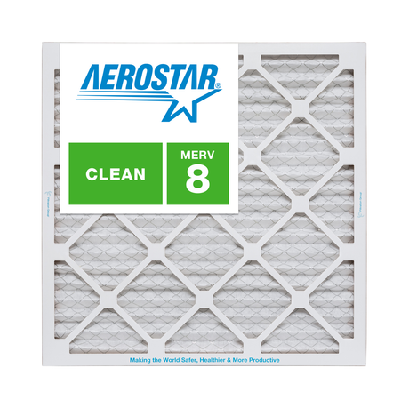 air filter with filtration level label