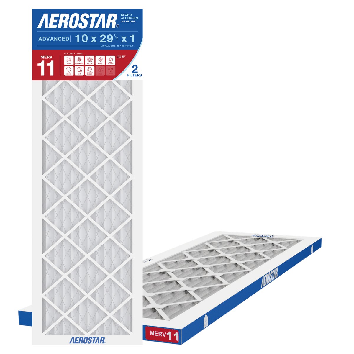 Aerostar 10x29Hx1 MERV 11 2 Pack
