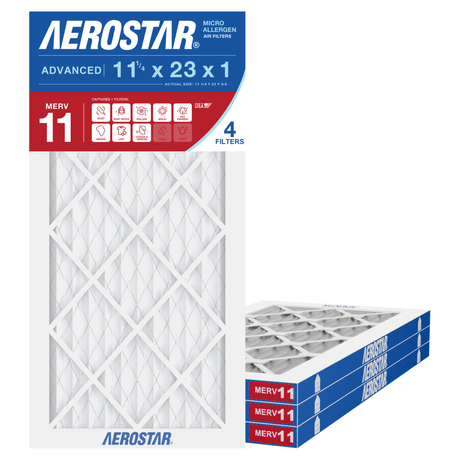 Aerostar 11Dx23x1 MERV 11 4 Pack