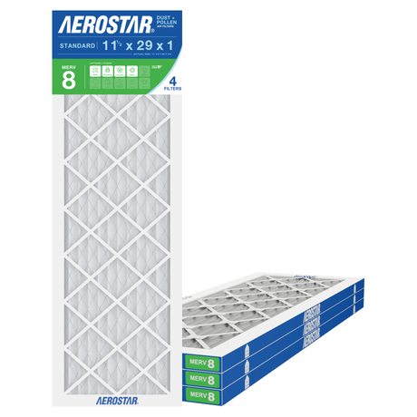 Aerostar 11Hx29x1 MERV 8 4 Pack