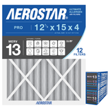 Aerostar 12Dx15x4 MERV 13 12 Pack