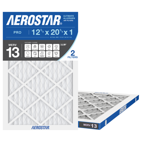 Aerostar 12Mx20Mx1 MERV 13 2 Pack