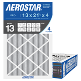 Aerostar 13x21Hx4 MERV 13 4 Pack