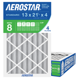 Aerostar 13x21Hx4 MERV 8 4 Pack