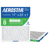 Aerostar 17Hx23Hx1 MERV 8 2 Pack