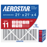 Aerostar 21Dx21Dx4 MERV 11 12 Pack