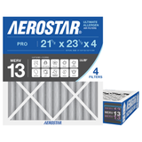 Aerostar 21Hx23Hx4 MERV 13 4 Pack