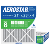 Aerostar 21Hx23Hx4 MERV 8 4 Pack