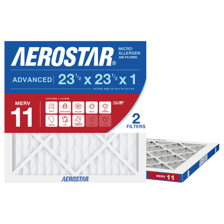 Aerostar 23Hx23Hx1 MERV 11 2 Pack