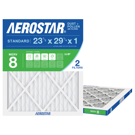 Aerostar 23Hx29Dx1 MERV 8 2 Pack